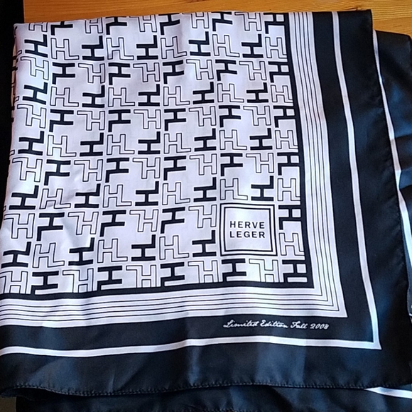 Herve Leger Silk Scarf limited edition 2008 - Picture 3 of 5